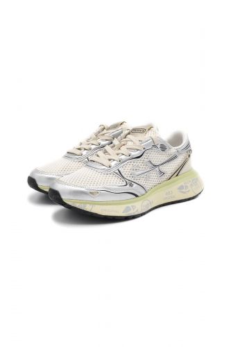 Baskets blanches & silver PREMIATA | Marine