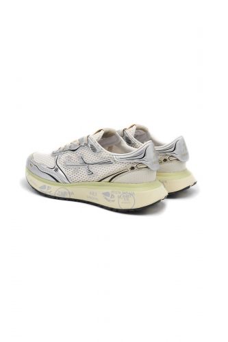 Baskets blanches & silver PREMIATA | Marine