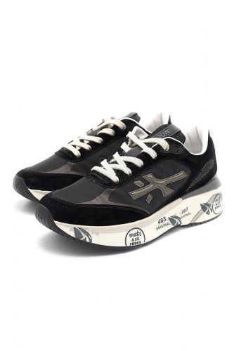 Premiata basket bas Noir femmes (New semelle - MOERUND 6443) - Marine | Much more than shoes