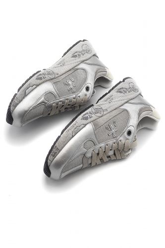 Premiata basket bas Argent femmes (New semelle space strass argent - MASED 7093) - Marine | Much more than shoes