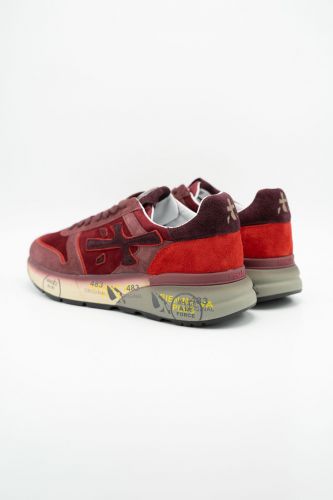 Baskets en nubuk bordeaux unie PREMIATA | Marine