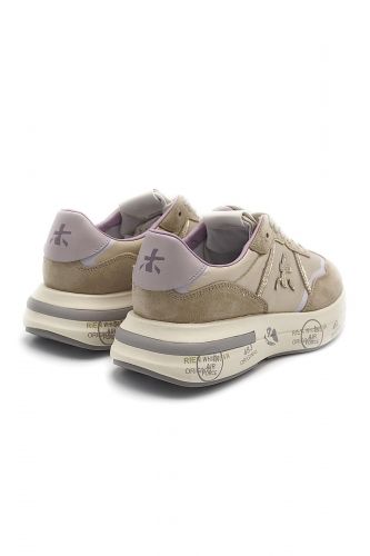 Premiata basket bas Rose femmes (Nude rosé - CASSIE 6995) - Marine | Much more than shoes