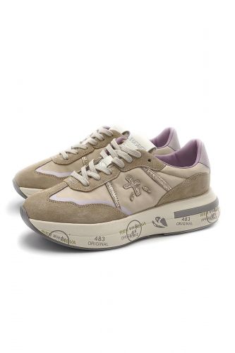 Premiata basket bas Rose femmes (Nude rosé - CASSIE 6995) - Marine | Much more than shoes