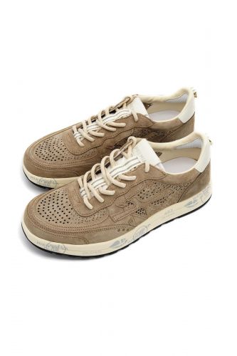 Premiata basket bas Beige hommes (perfo beige et orange - NOUS 8288 perfo beige et orang) - Marine | Much more than shoes