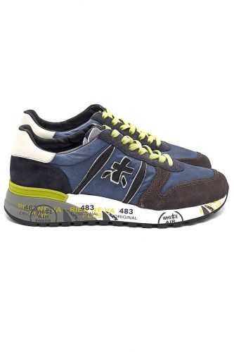 Premiata basket bas Bleu vif