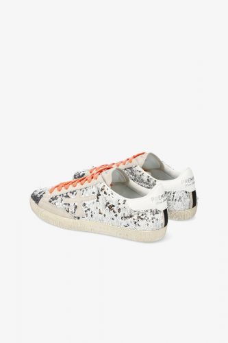 Premiata basket bas Argent femmes (Semelle GG fine sequins silver - STEVEN 7269 argent sequins) - Marine | Much more than shoes