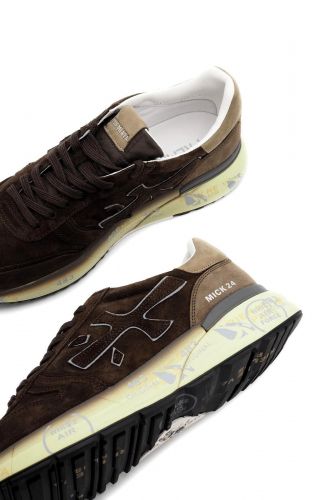 Baskets Mick brun daim et tissu PREMIATA | MARINE Auvelais