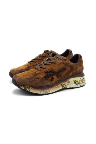 Basket camel noir et jaune daim PREMIATA | MARINE Auvelais