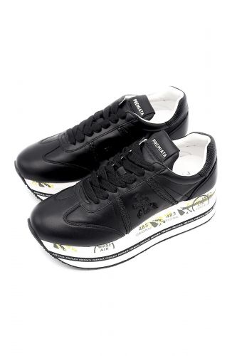 Baskets en cuir noir PREMIATA | Marine