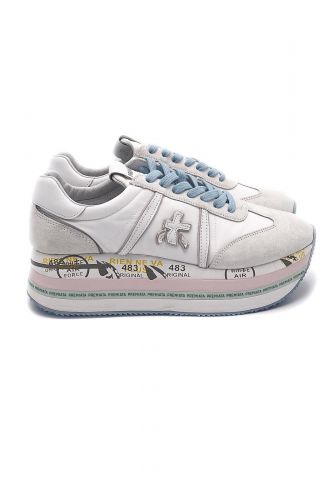 Premiata basket bas Blanc