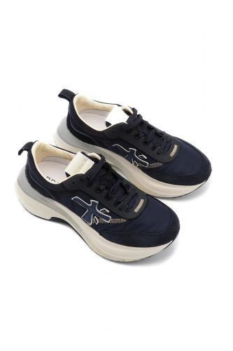 Baskets sport bleu profond et détails crème PREMIATA | MARINE Auvelais