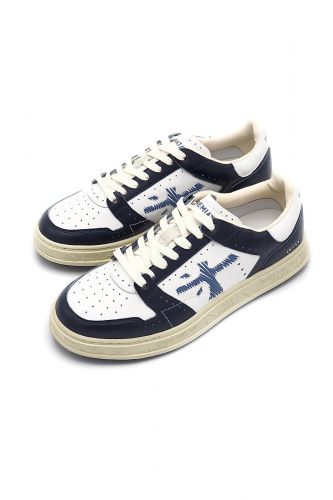 Baskets en cuir bleu & blanc PREMIATA | Marine