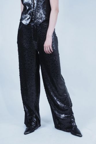 R by MI pantalon Noir