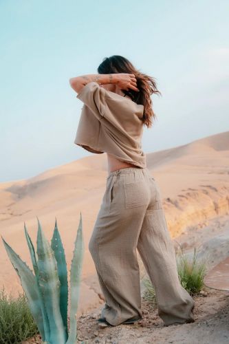 Pantalon taupe R BY MI | Marine