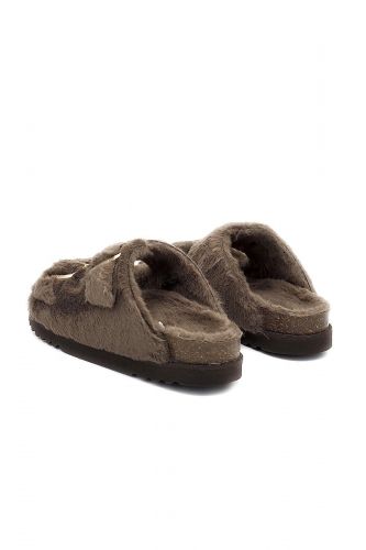 Mules en poil taupe SCHOLL | Marine