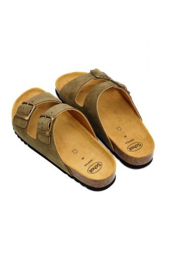 Mules double brides kaki SCHOLL | Marine