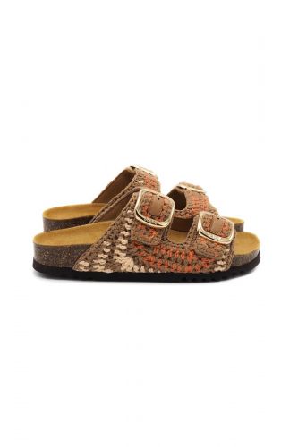 Scholl mule Brun