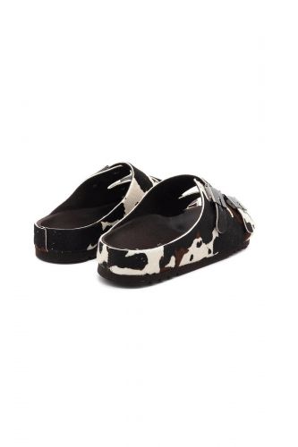 Mules deux bride vachette SCHOLL | Marine