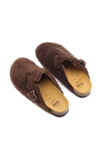 Mules brun foncé bouclette SCHOLL | Marine