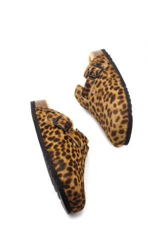 Mules effet léopard SCHOLL | Marine