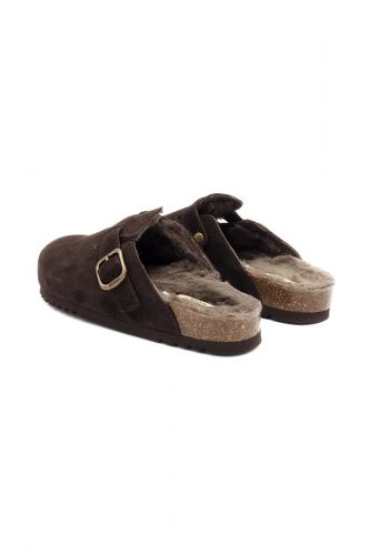 Mules marron fourrées SCHOLL | Marine