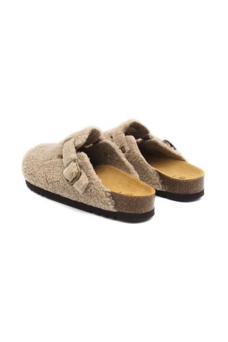 Mules taupe bouclette SCHOLL | Marine