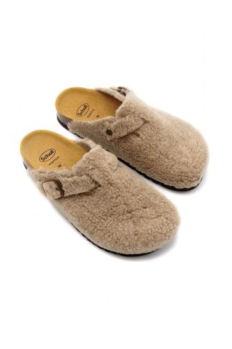 Mules taupe bouclette SCHOLL | Marine