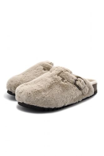 Sabot poils doux écru SCHOLL | Marine