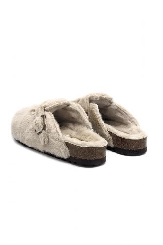 Sabot poils doux écru SCHOLL | Marine