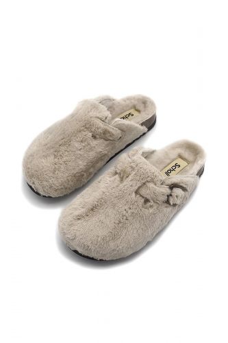 Sabot poils doux écru SCHOLL | Marine