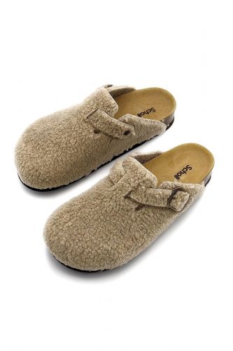 Sabot en teddy beige SCHOLL | Marine