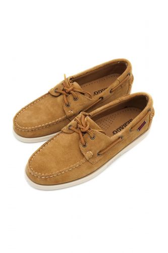 Sebago mocassin Naturel hommes (boatshoes cognac  - 7111 portland flesh out) - Marine | Much more than shoes