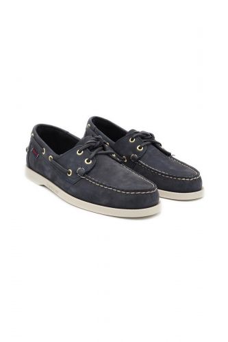 Sebago mocassin Bleu hommes (docksides bleu - 7000 docksides portland nubuck) - Marine | Much more than shoes