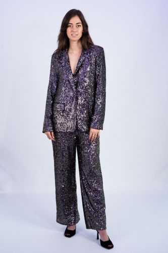Blazer à sequins SEE U SOON | Marine