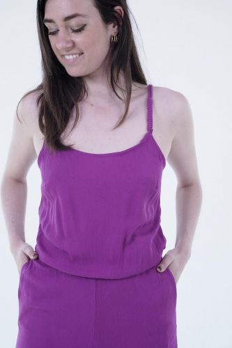Combinaison mauve SEE U SOON | Marine