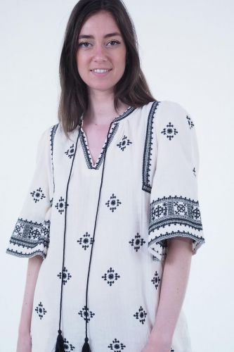 Robe bohème beige SEE U SOON | Marine