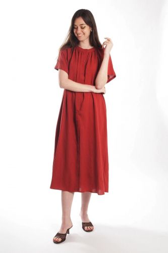 Robe longue terracotta SEE U SOON | Marine