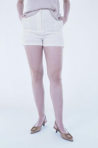 Short en dentelle écru SEE U SOON | Marine