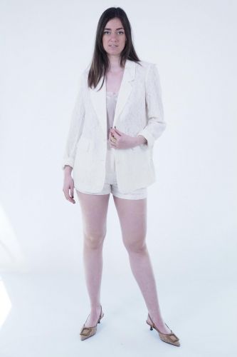Short en dentelle écru SEE U SOON | Marine