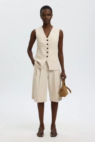 Selected Femme bermuda Beige