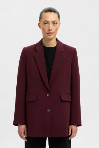 Selected Femme blazer Bordeaux