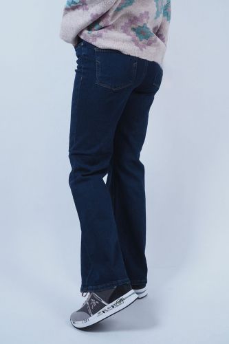Jeans patte d'eph bleu sombre SELECTED | Marine