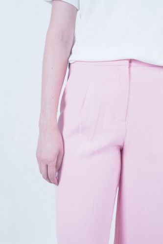 Pantalon fluide rose SELECTED | Marine