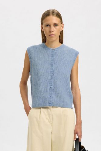 Selected Femme gilet Ciel