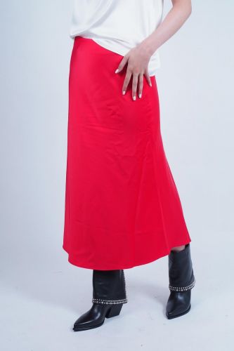 Jupe longue rouge SELECTED FEMME | Marine