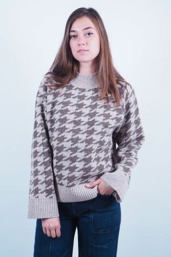 Selected Femme pull Brun-multi