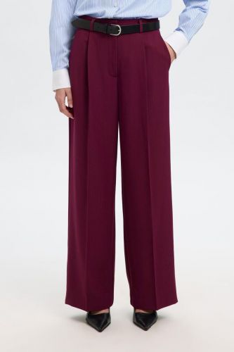 Selected Femme pantalon Bordeaux