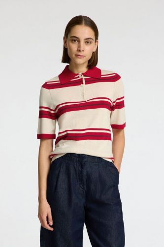Selected Femme polo Ecru