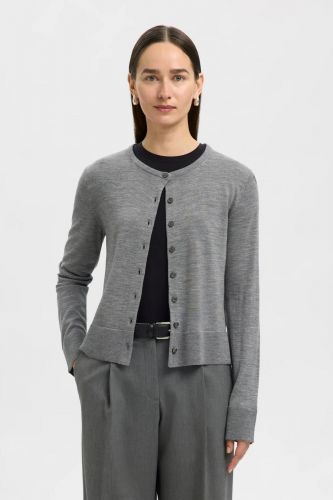 Selected Femme cardigan Gris