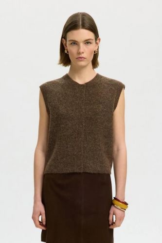 Selected Femme cardigan Brun